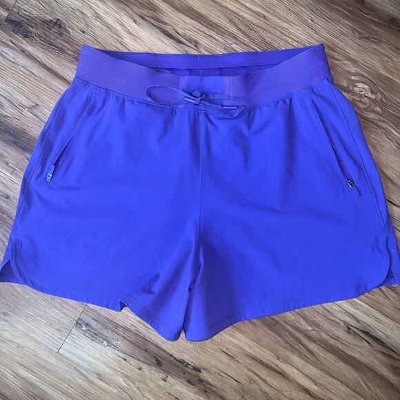 Lululemon Athleta Purple High Rise Crossroads Shorts Size 8 - Picture 3 of 9